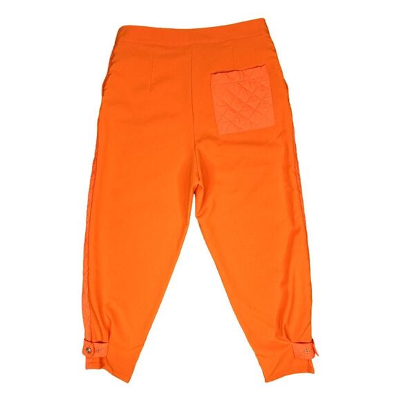 Nocturne Orange Quilted Joggers - Size 38 (Medium) - Picture 8 of 10